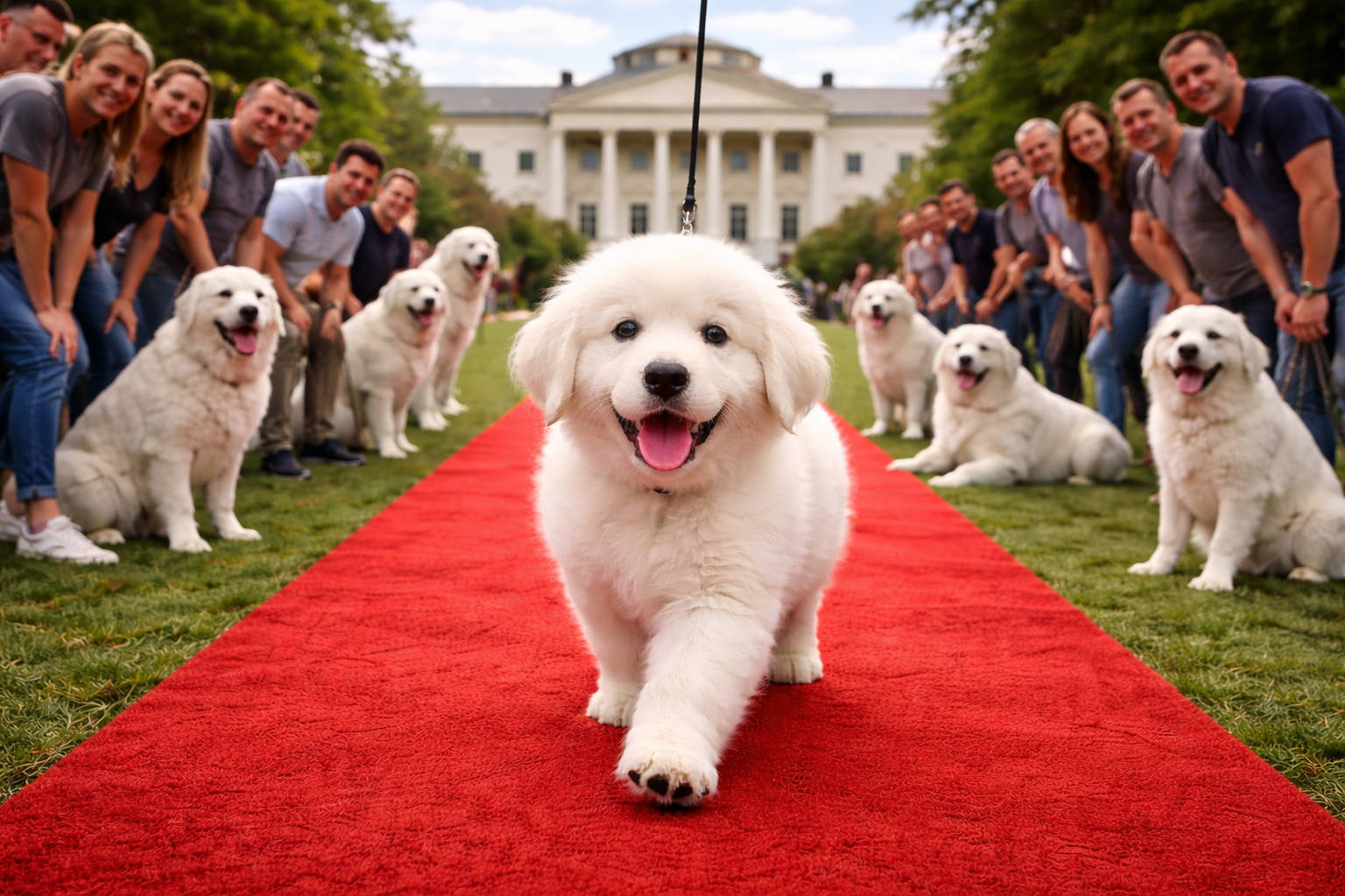 Přivítání nové generace slovenských čuvačů